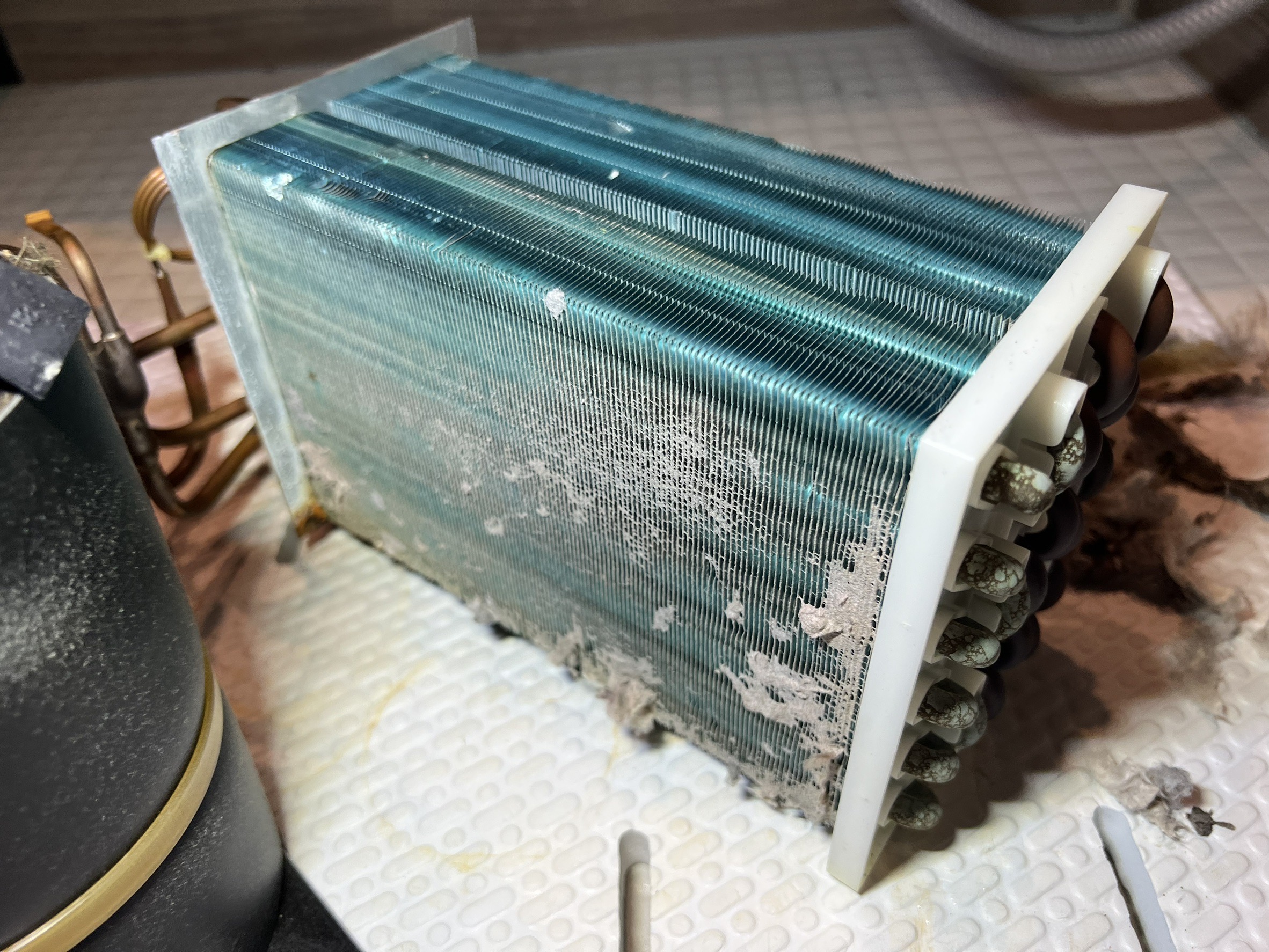 ドラム式洗濯機の洗浄作業